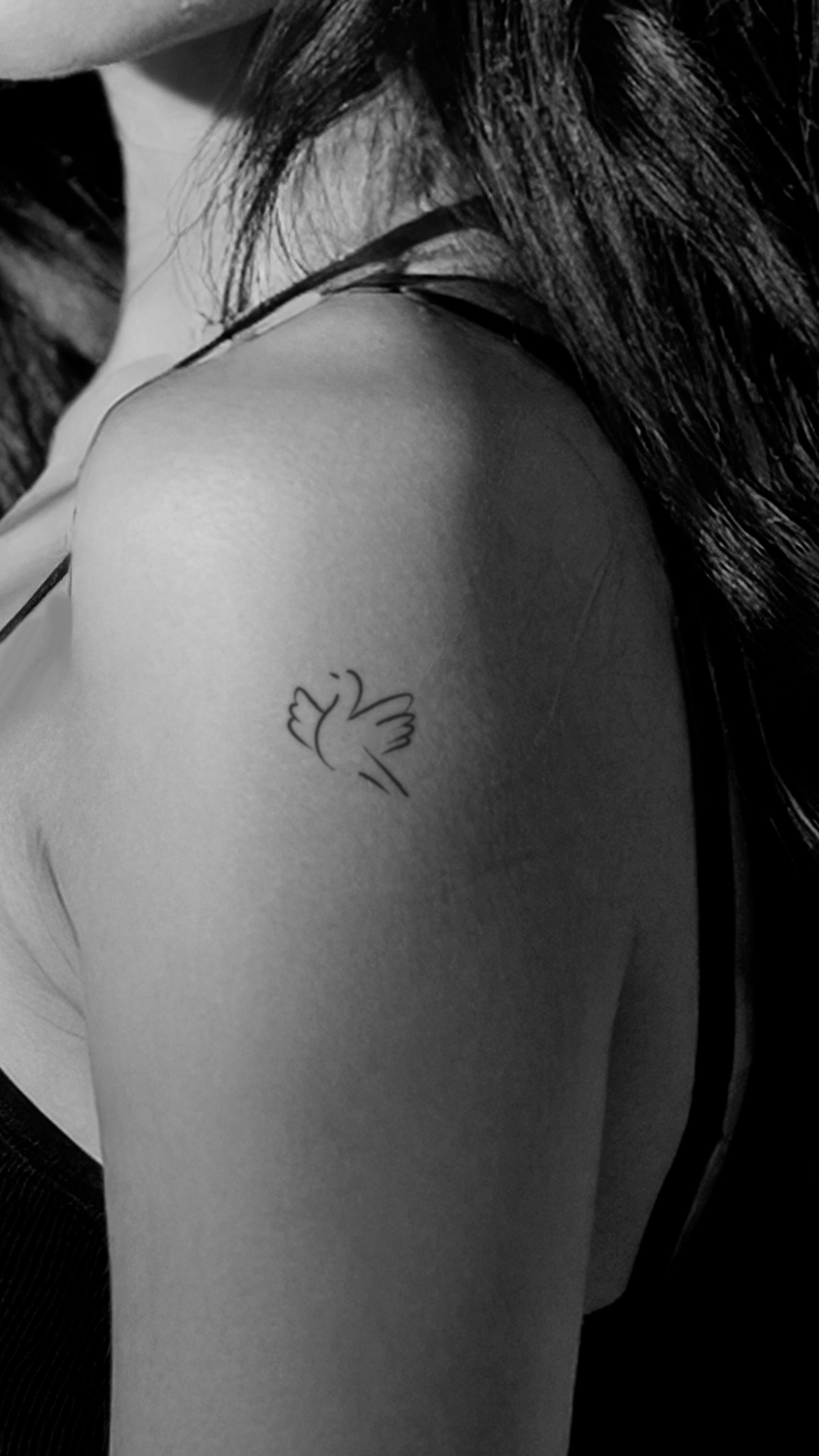 "The white dove" ☮ Japanese Tattoo Design