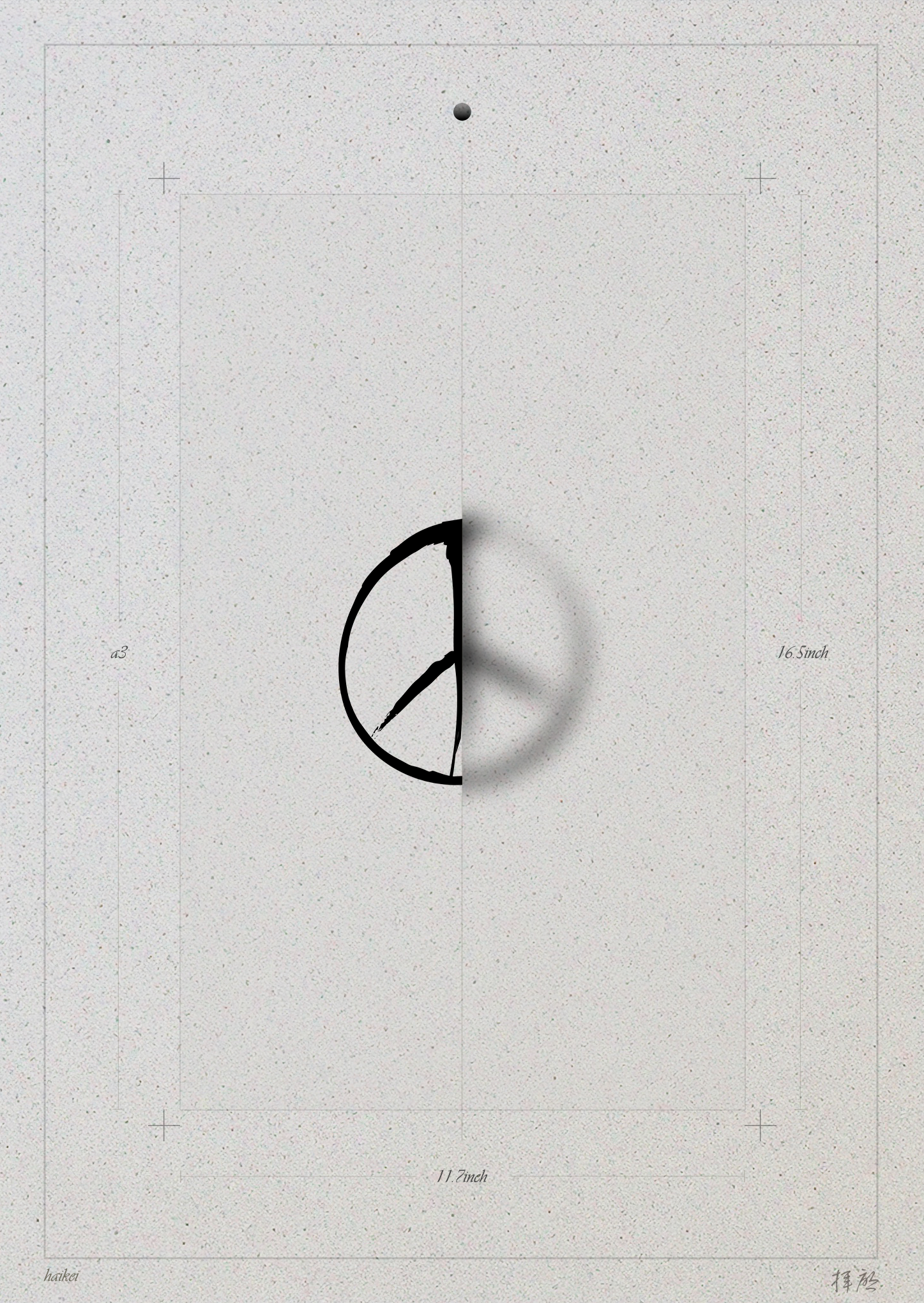 "Peace Sign" ☮ Japanese Tattoo Design