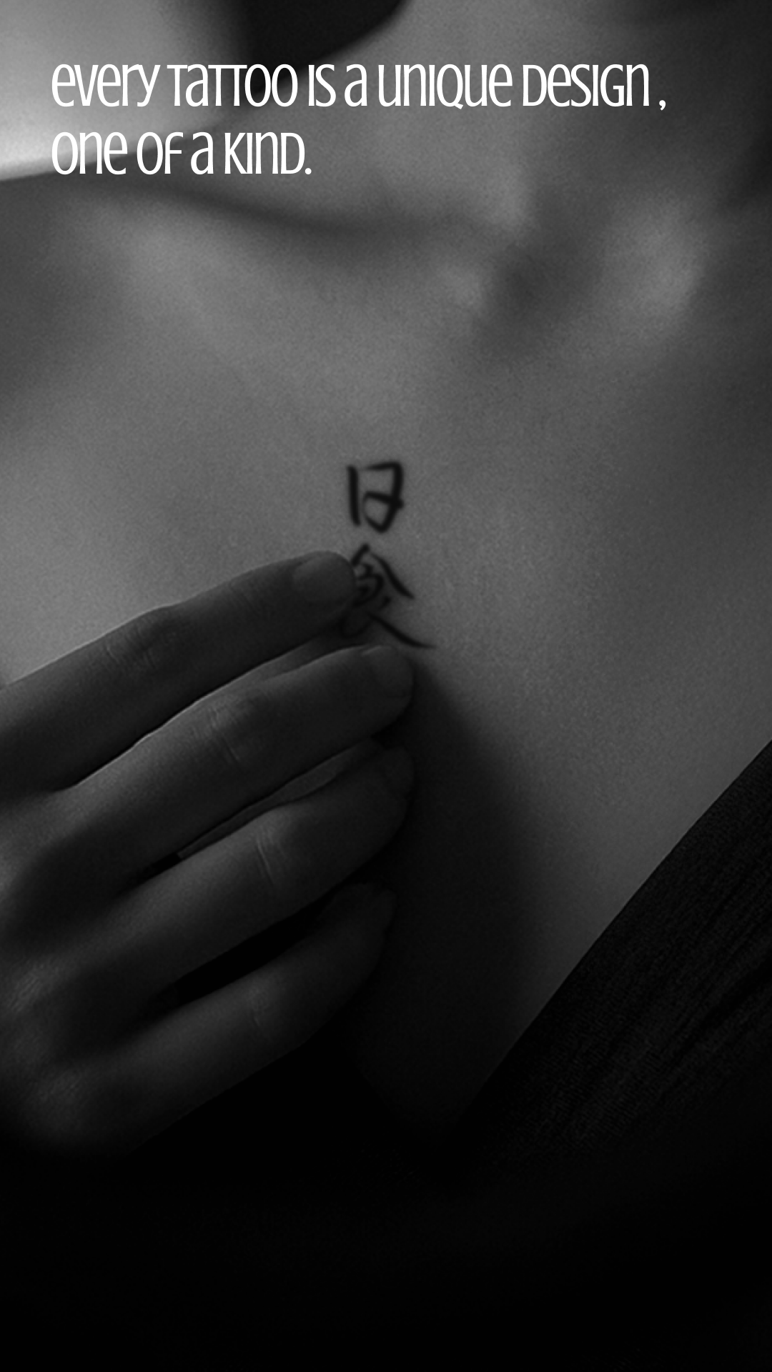 "Gessyoku" Japanese Kanji Tattoo Design